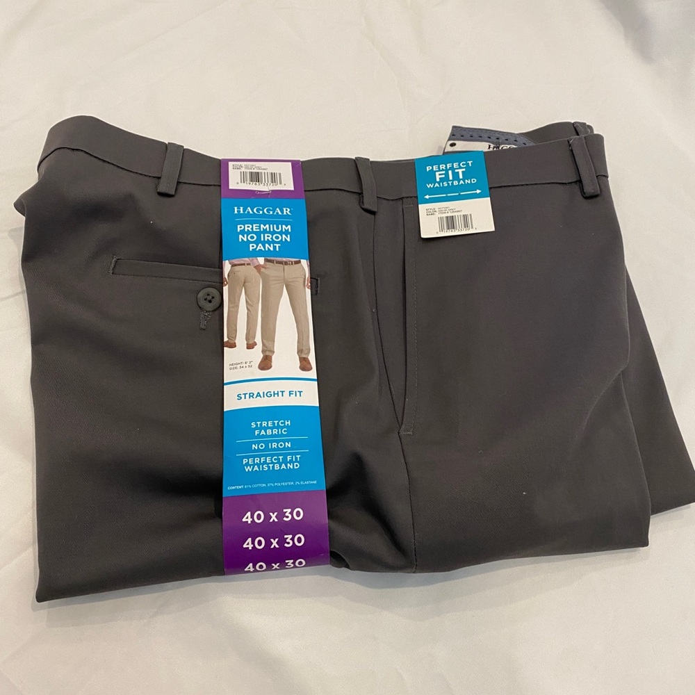 Haggar Straight Fit No Iron Pant